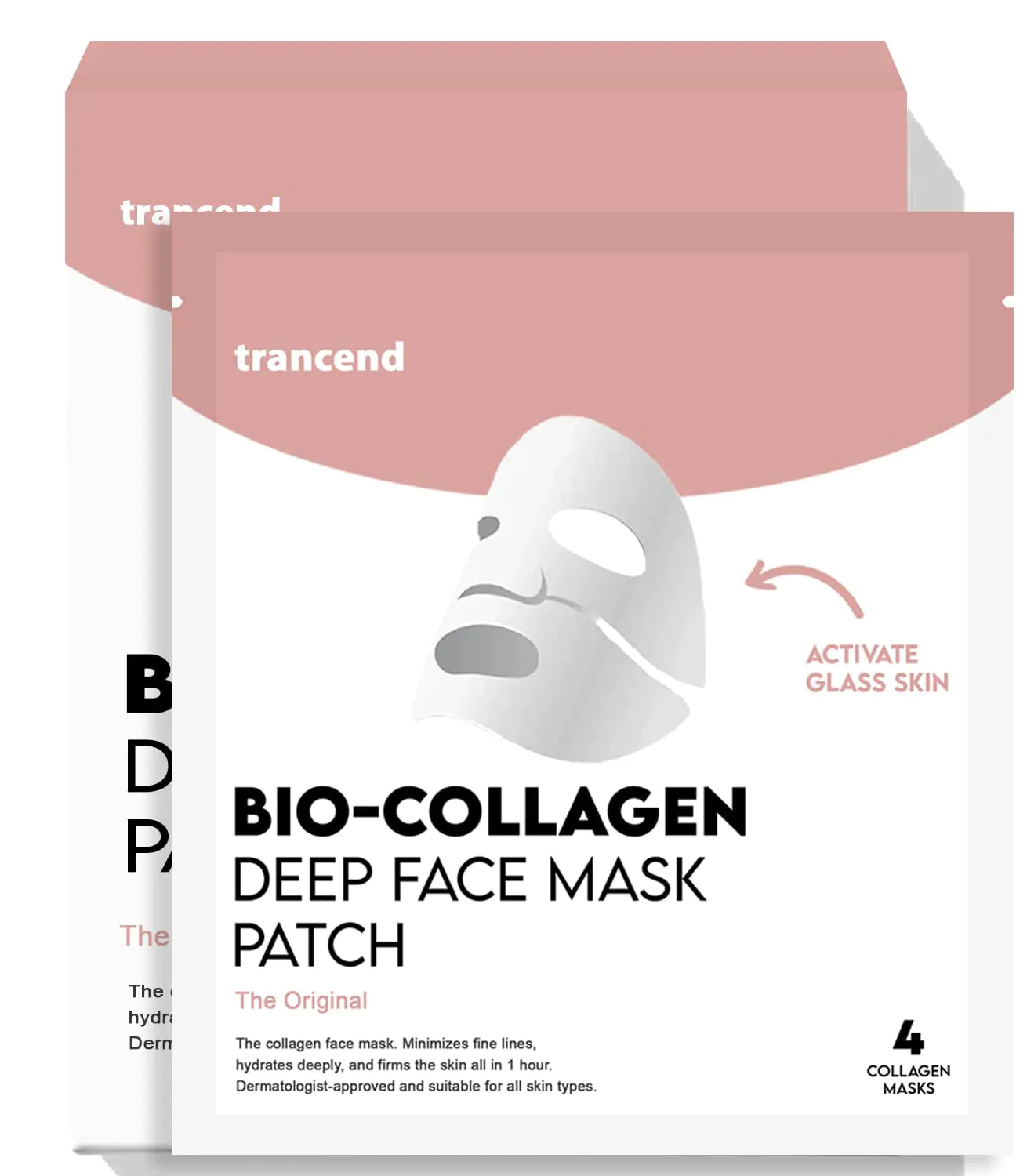 Trancend™ Original Real Deep Collagen Face Mask 39G (4 Count)