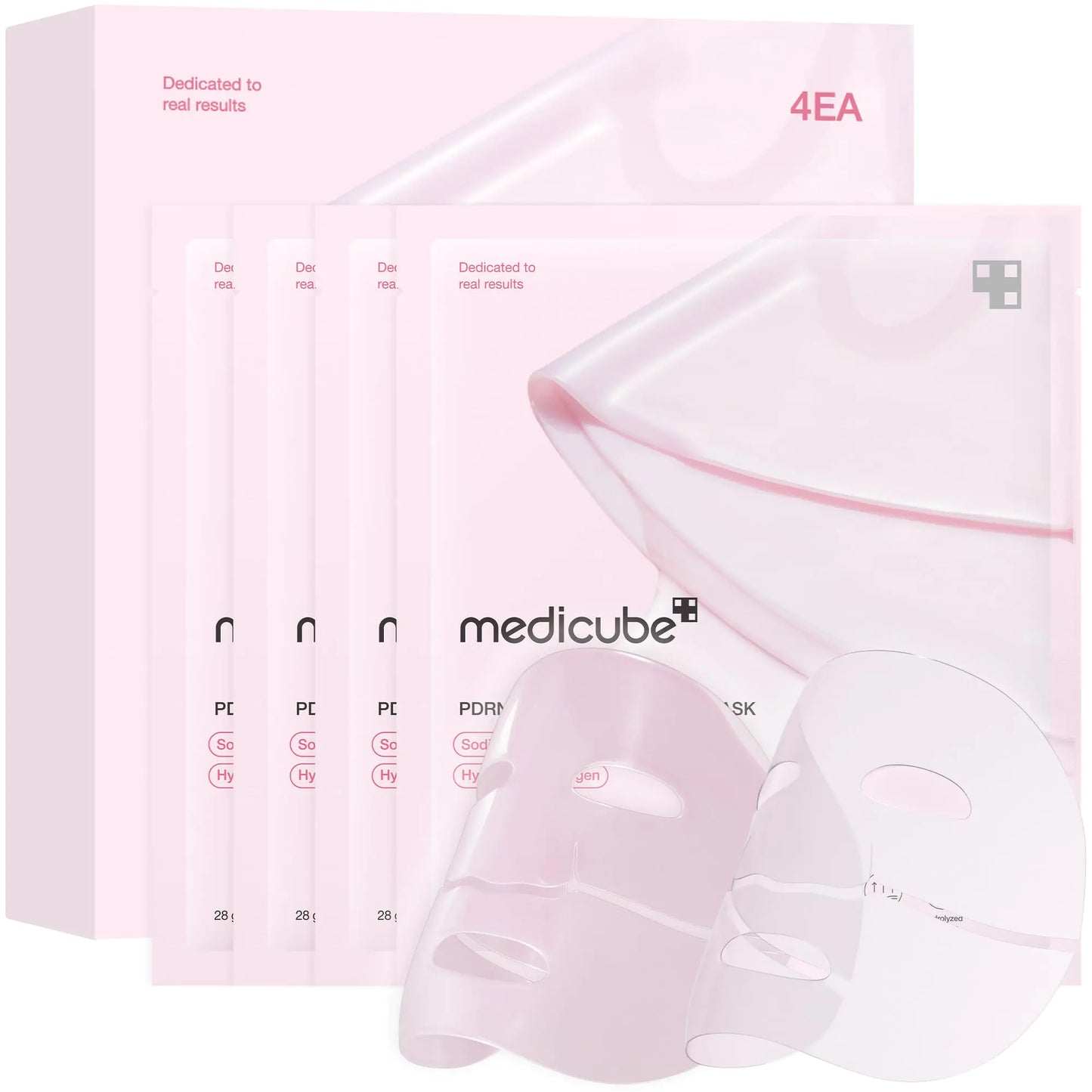 Medicube Salmon DNA PDRN pink collagen jelly gel mask | korean skincare 28g 4ea