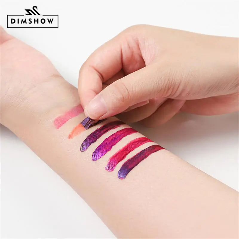 6 Colors Peel Off Lip Gloss - Waterproof Velvet Liquid