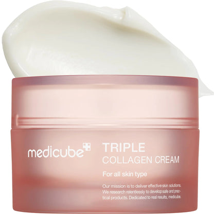 Medicube Triple Collagen Cream - Hydrating & Firming Moisturizer 1.69 oz